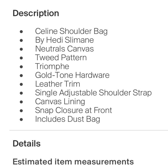 Celine Triomphe “Tambour” bucket bag - Picture 8 of 10